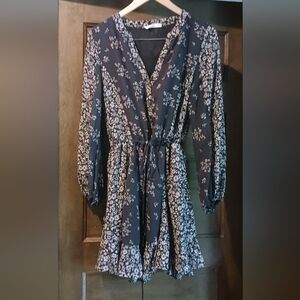 Floral Long Sleeve Dress